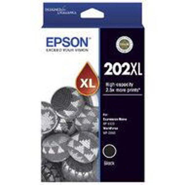 Picture of Epson 202XL Black Ink Cart