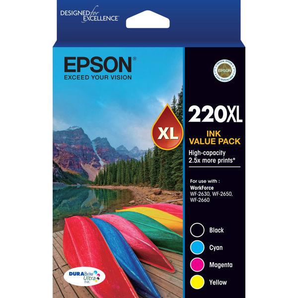 Picture of Epson 220 4 HY Ink Value Pack