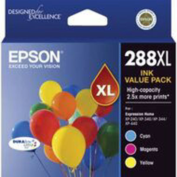 Picture of Epson 288XL CMY Colour Pack