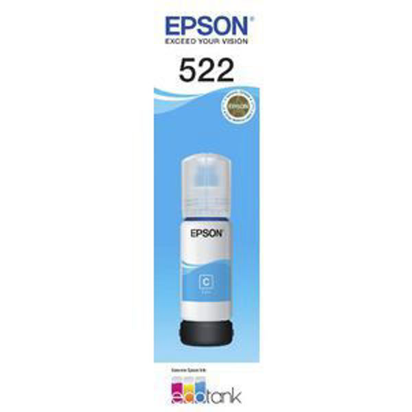 Picture of Epson T522 Cyan EcoTank Bottle