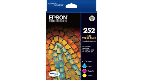 Picture of Epson 252 4 Ink Value Pack