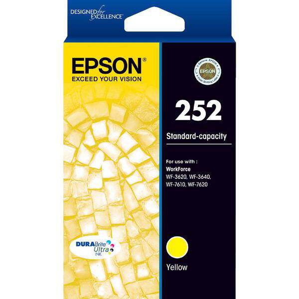 Picture of Epson 252 Yellow Ink Cart