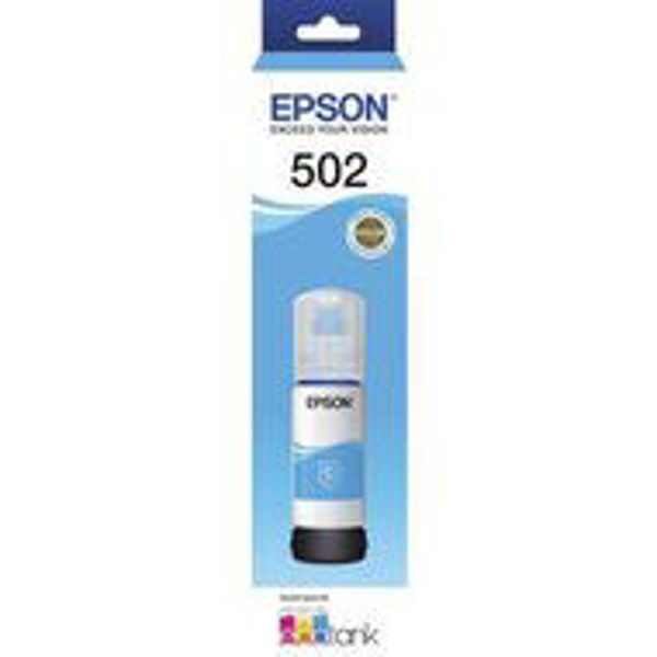 Picture of Epson T502 Cyan EcoTank Bottle