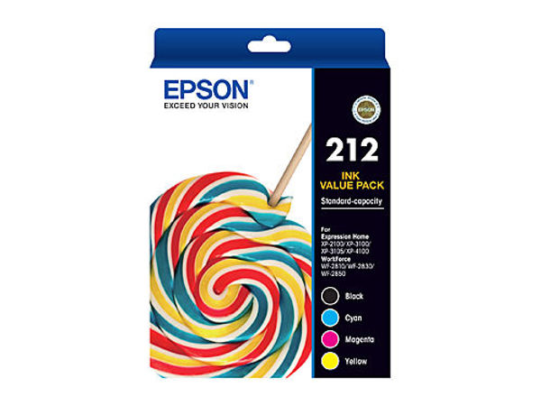 Picture of Epson 212 4 Ink Value Pack