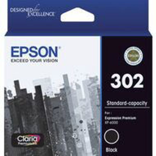 Picture of Epson 302 Black Ink Cart