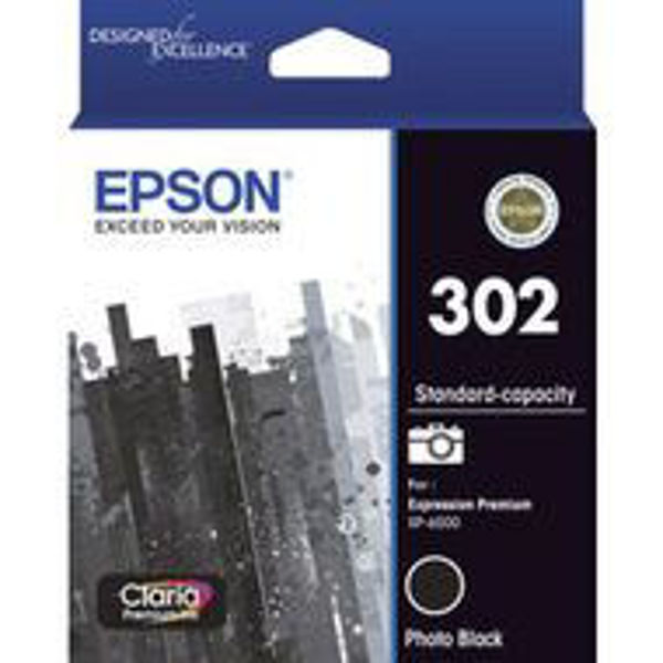 Picture of Epson 302 Photo Black Ink Cart