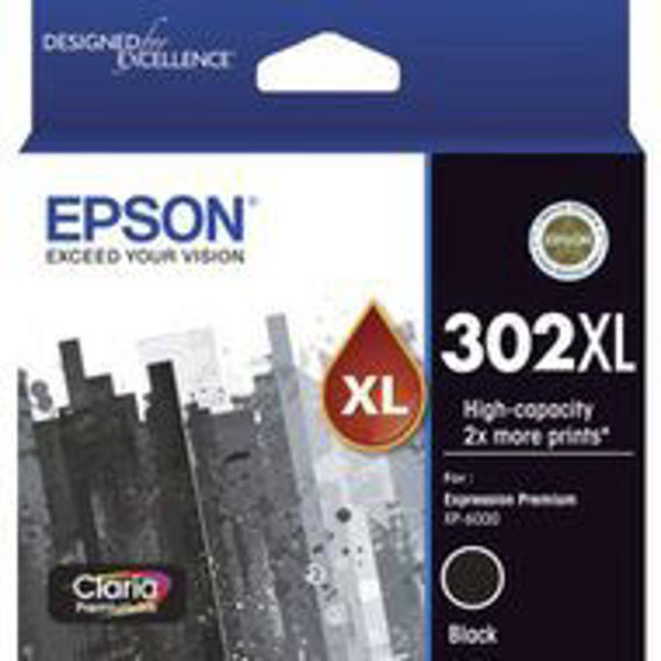 Picture of Epson 302XL Black Ink Cart