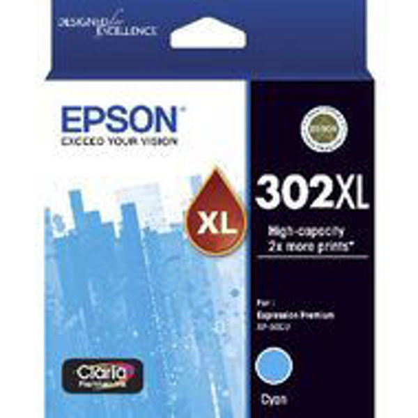 Picture of Epson 302XL Cyan Ink Cart