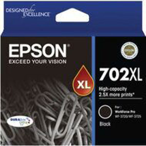 Picture of Epson 702XL Black Ink Cart