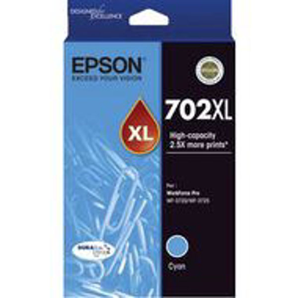 Picture of Epson 702XL Cyan Ink Cart