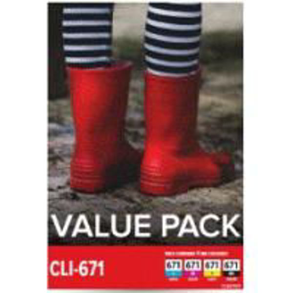 Picture of Canon CLI671 Value Pack