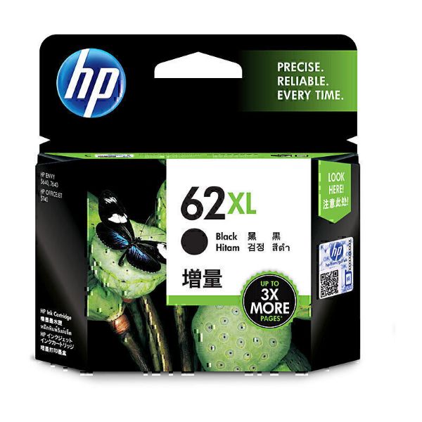 Picture of HP 62XL Black Ink