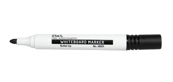 Picture of MARKER WHITEBOARD STAT BULLET BLACK