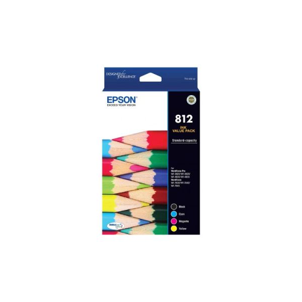 Picture of Epson 812 4 Ink Value Pack