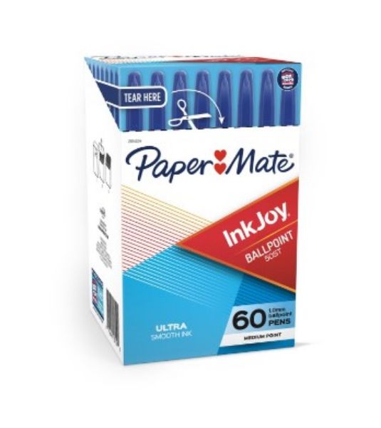 Picture of PAPERMATE INKOY PEN BLUE - MEDIUM 1.0MM