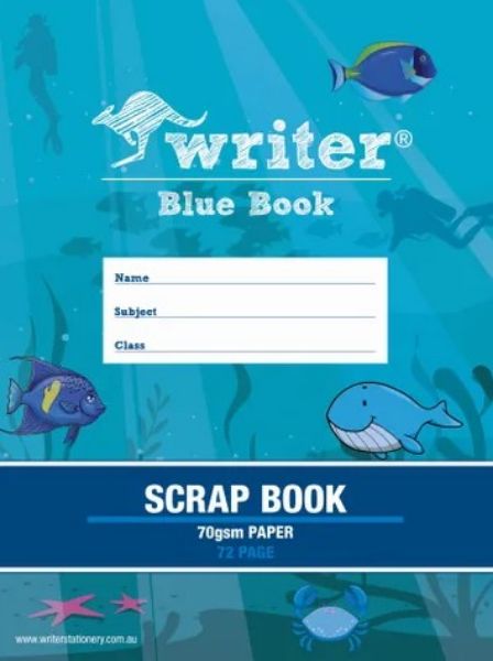 Picture of WRITER PREMIUM BLUE SCRAP BOOK 72PG 70GSM