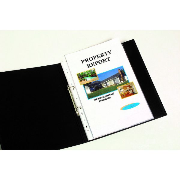 Picture of MARBIG SHEET PROTECTORS LIGHT A5 BX100