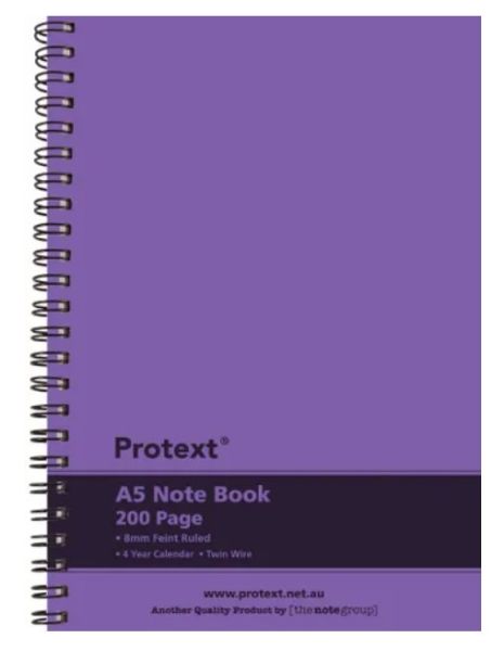 Picture of PROTEXT A4 200PG NOTEBOOK - PURPLE