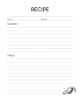 Picture of RECIPE JOURNAL: LEMONS (SPIRAL BOUND)