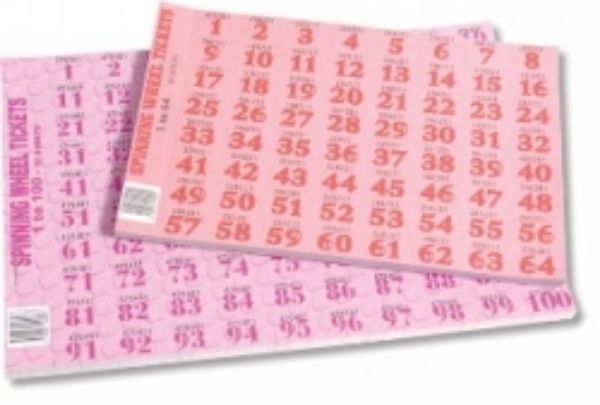 Picture of TICKETS CHOCOLATE WHEEL 1 - 64 PAD