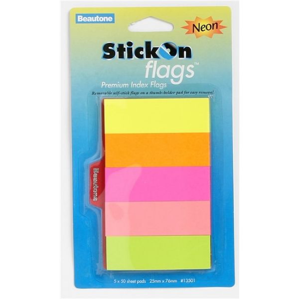 Picture of STICK ON LAGS NEON 25X76