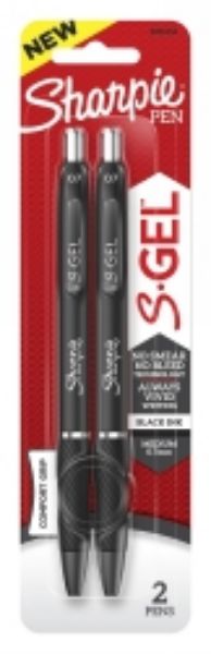 Picture of SHARPIE GEL PEN RETRACTABLE 0.7MM 2PK BLACK