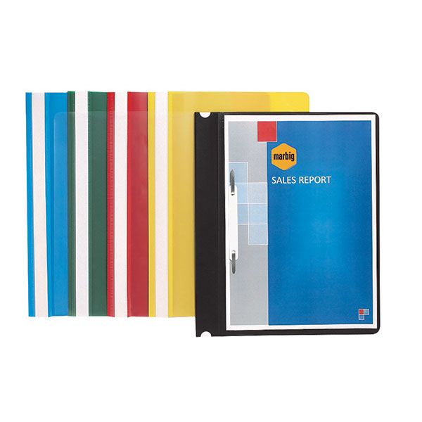 Picture of MARBIG FLAT FILE A4 ECONOMY BLUE