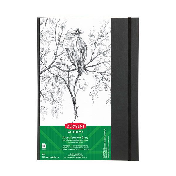 Picture of DERWENT A3 VISUAL ART DIARY HARDCOVER