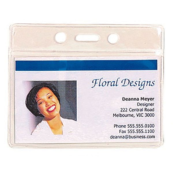 Picture of REXEL ID POUCH SOFT LANDSCAPE 62X104MM
