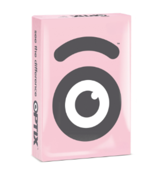 Picture of OPTIX COPY PAPER A4 80GSM VELO PINK PK50