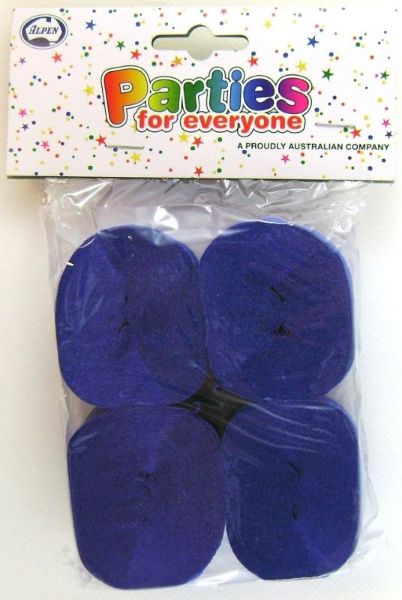 Picture of STREAMERS CREPE ALPEN P4 BLUE