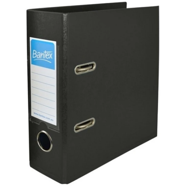Picture of LEVER ARCH FILE BANTEX A5 BLACK